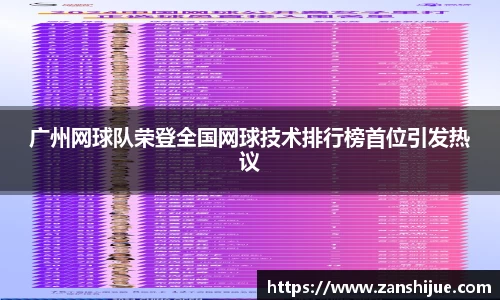 广州网球队荣登全国网球技术排行榜首位引发热议